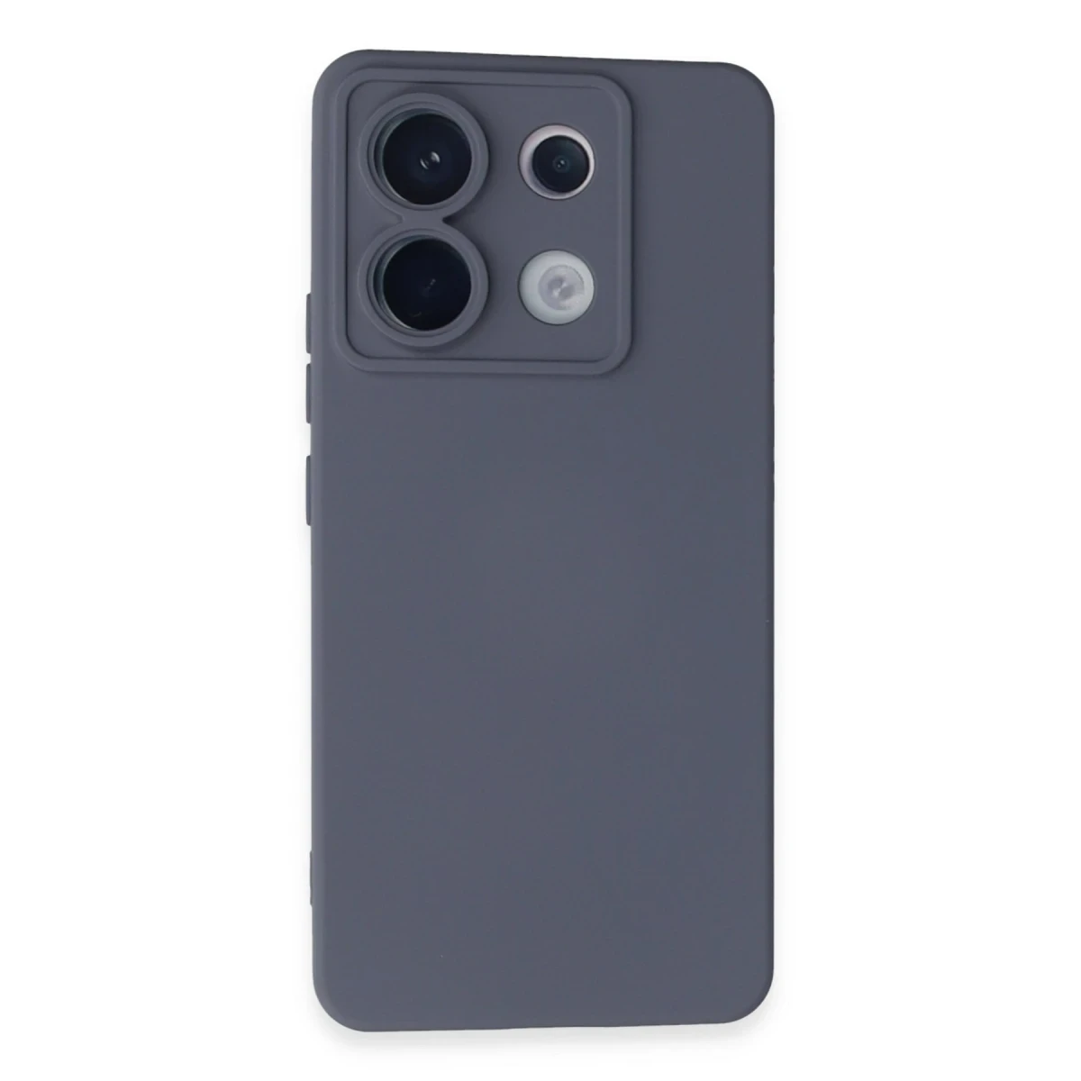 Xiaomi Redmi Note 13 Pro 5G Kılıf Nano içi Kadife Silikon - Gri
