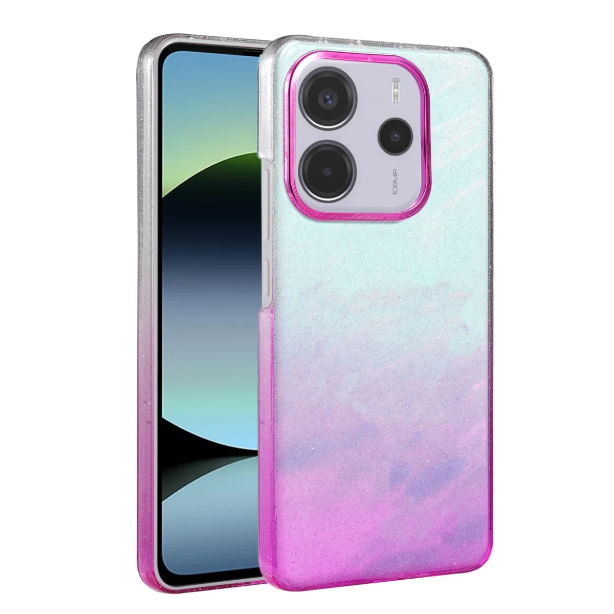 Xiaomi Redmi Note 14 4G Glossy Kapak - Mor