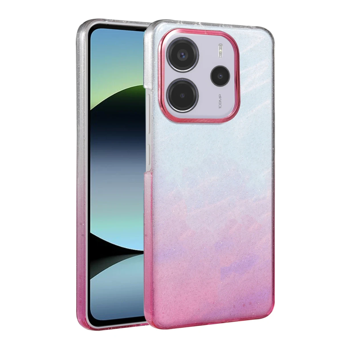 Xiaomi Redmi Note 14 4G Glossy Kapak - Pembe