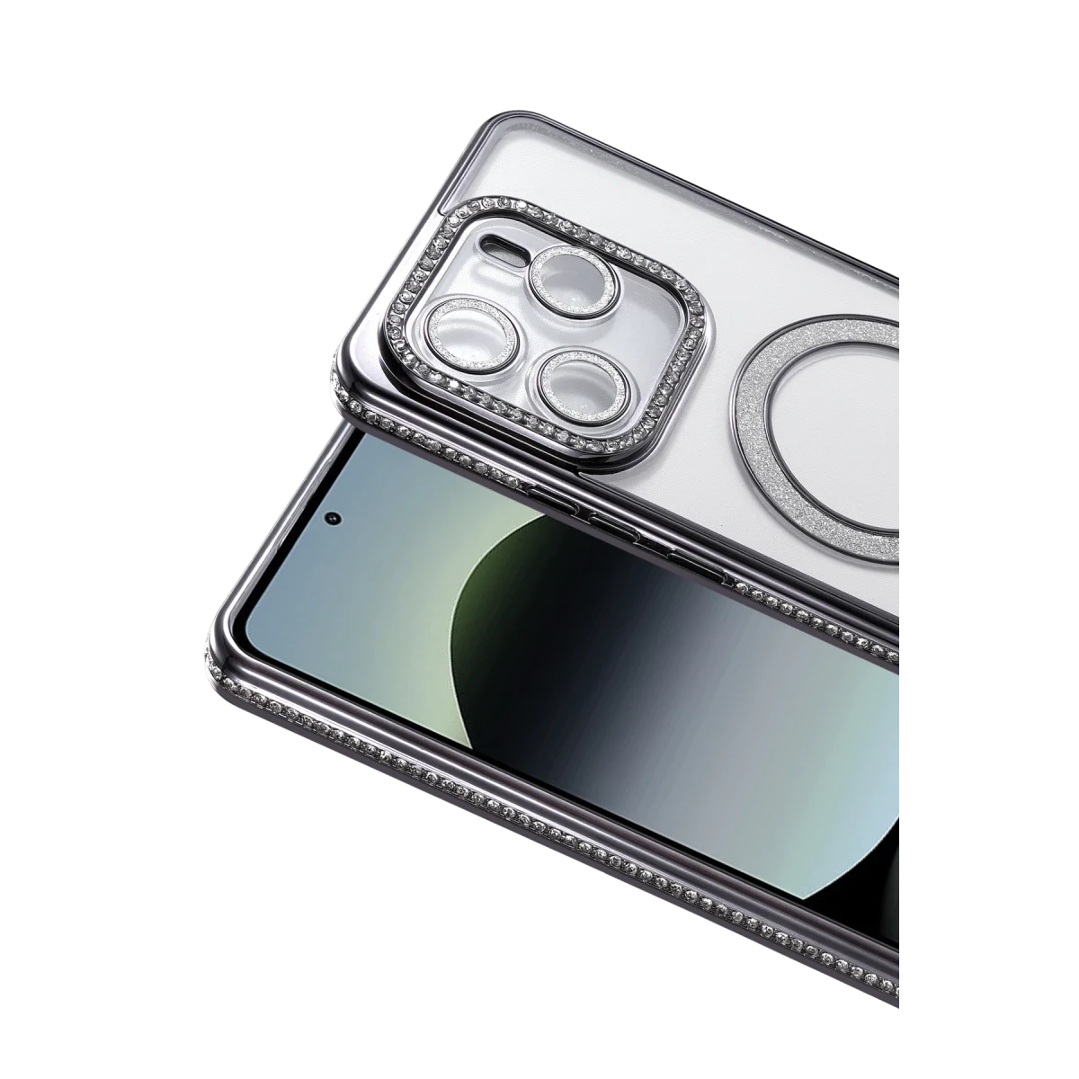 Xiaomi Redmi Note 14 4G Joke Simli Magneticsafe Kılıf - Siyah