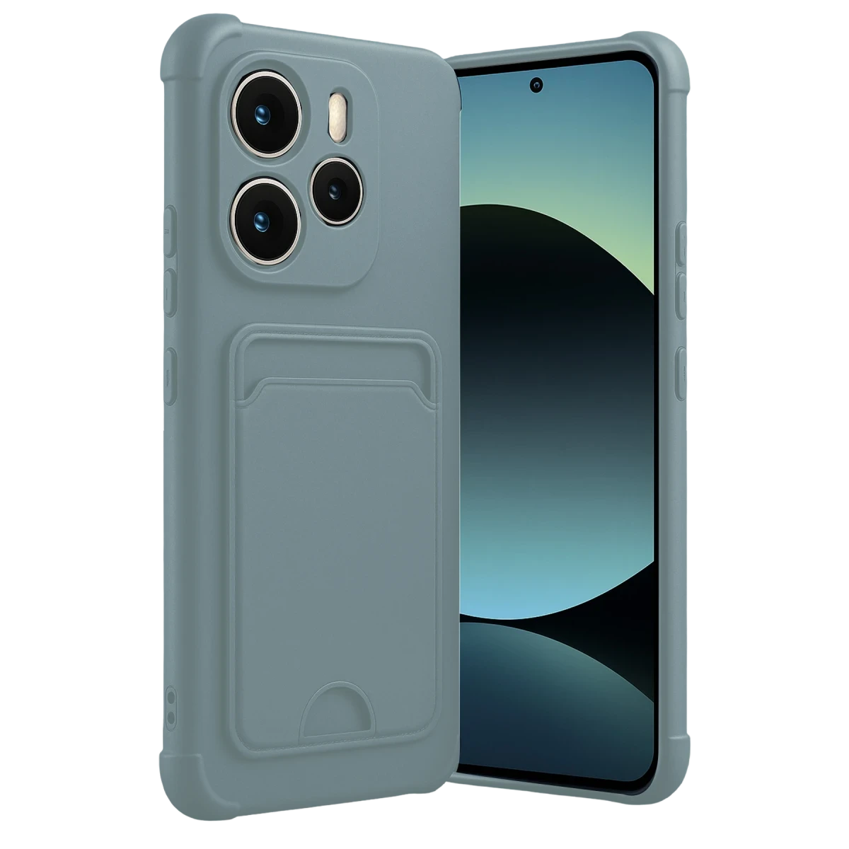 Xiaomi Redmi Note 14 4G Kelvin Kartvizitli Silikon - Açık Yeşil