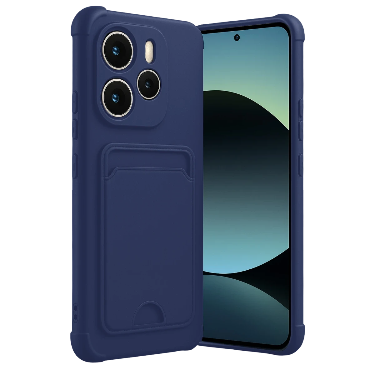 Xiaomi Redmi Note 14 4G Kelvin Kartvizitli Silikon - Lacivert