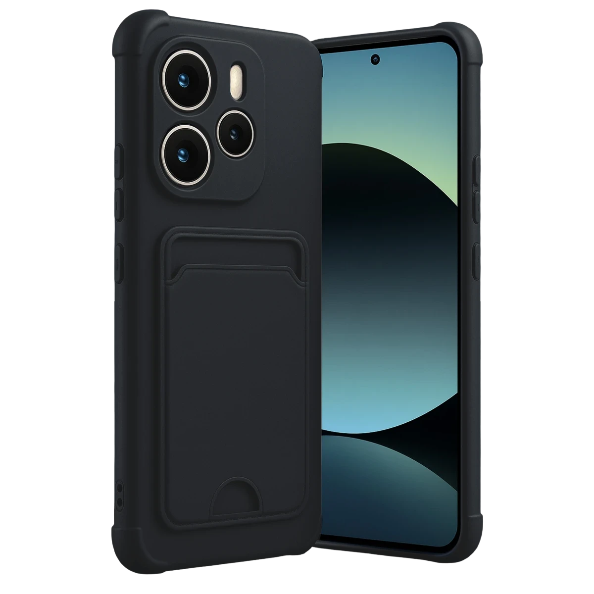 Xiaomi Redmi Note 14 4G Kelvin Kartvizitli Silikon - Siyah