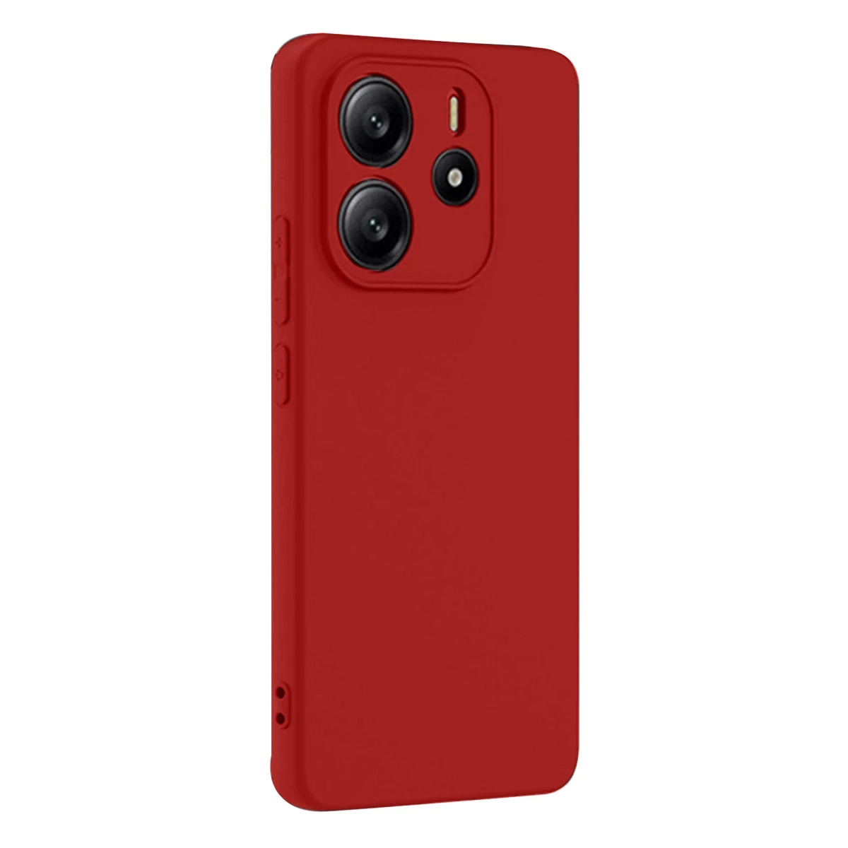 Xiaomi Redmi Note 14 4G Kılıf First Silikon - Kırmızı