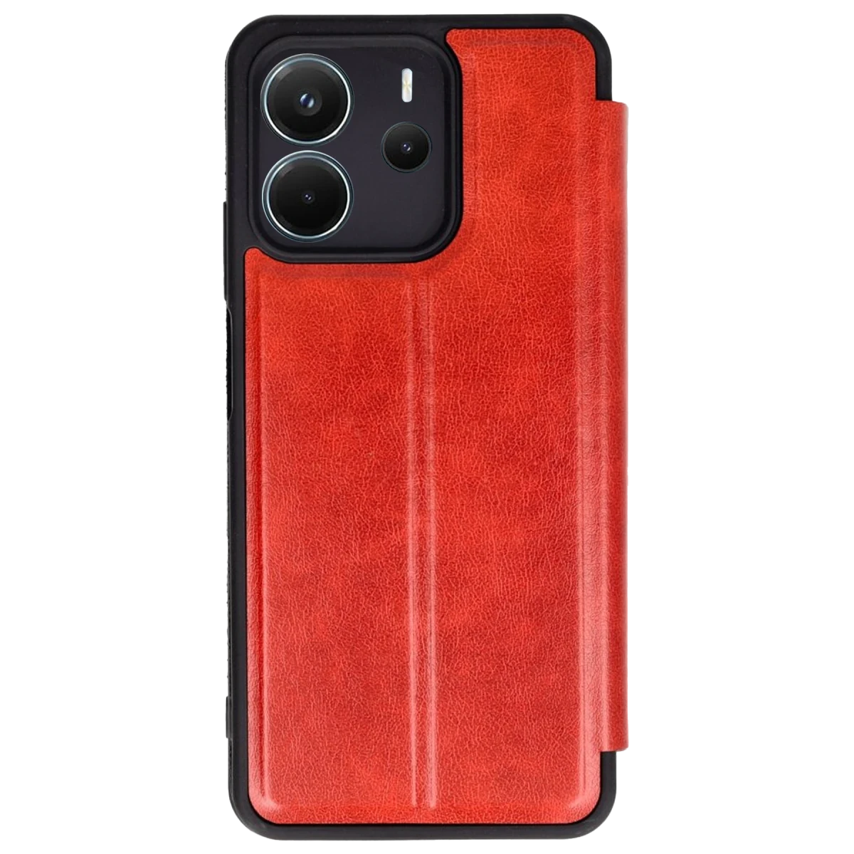 Xiaomi Redmi Note 14 4G Kılıf Flip Cover - Kırmızı