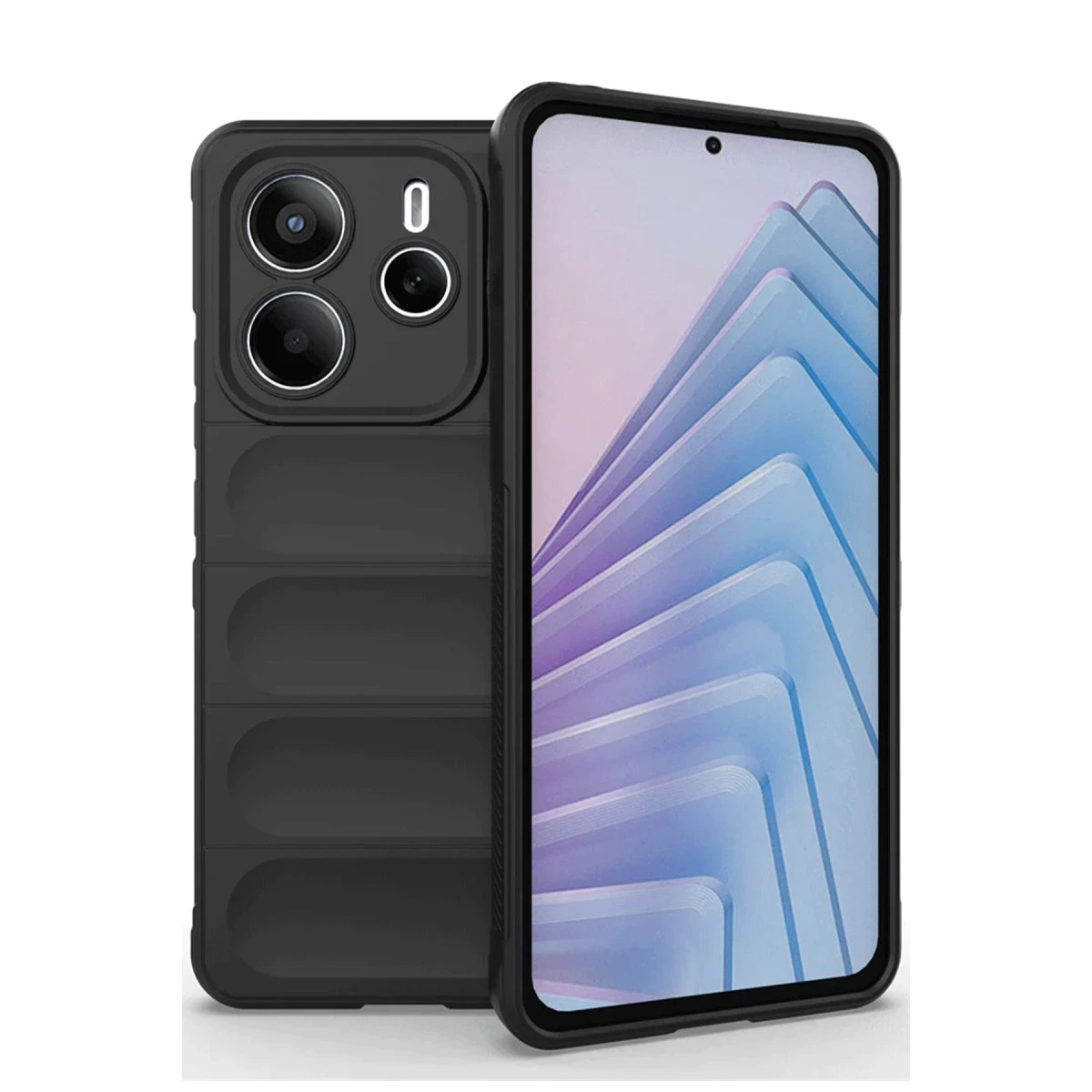 Xiaomi Redmi Note 14 4G Kılıf Optimum Silikon - Siyah