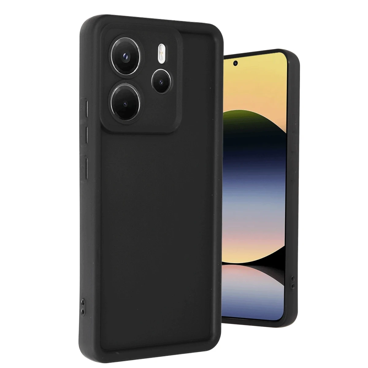 Xiaomi Redmi Note 14 4G Kılıf Viera Silikon - Siyah