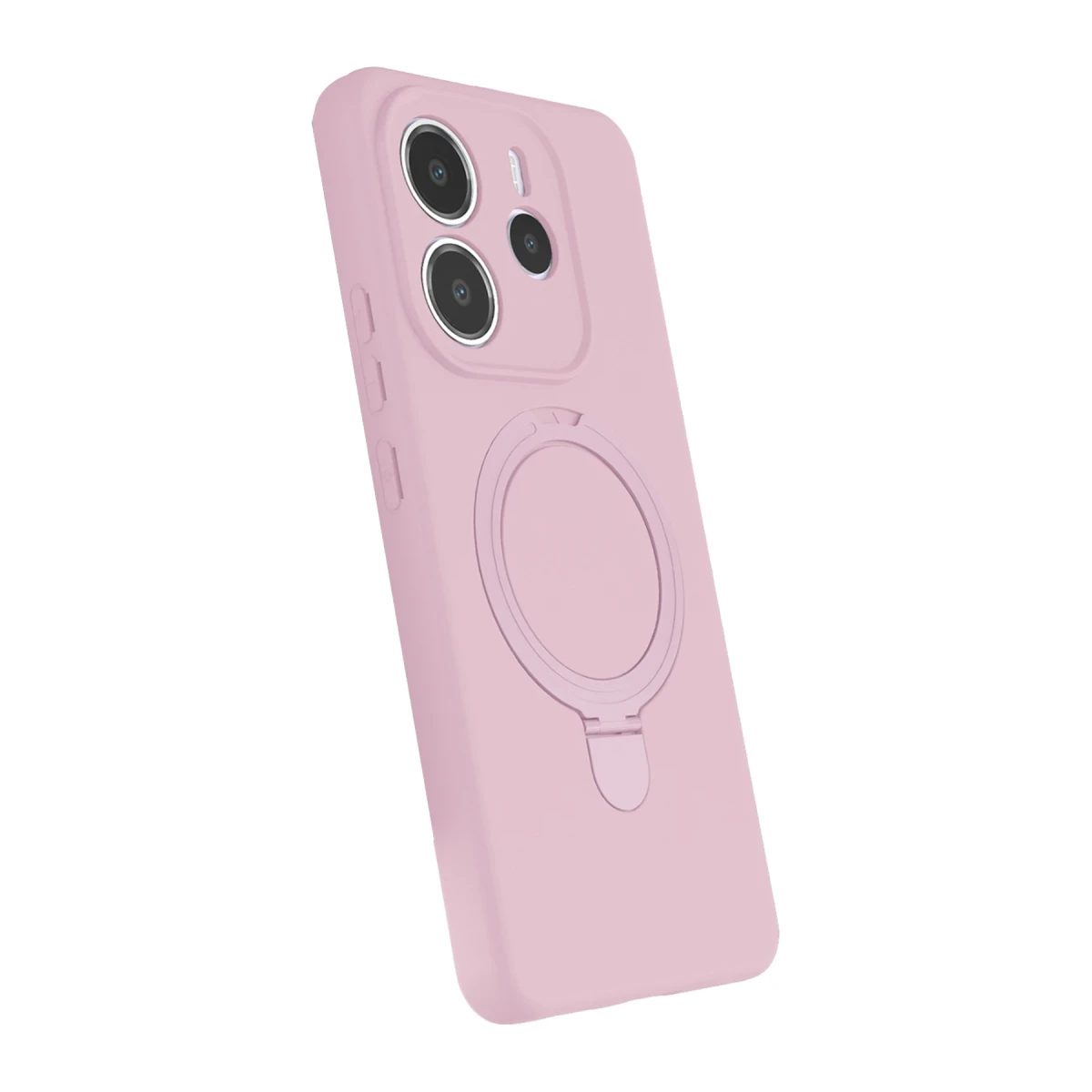 Xiaomi Redmi Note 14 4G Regal Magsafe Standlı Kapak - Açık Pembe