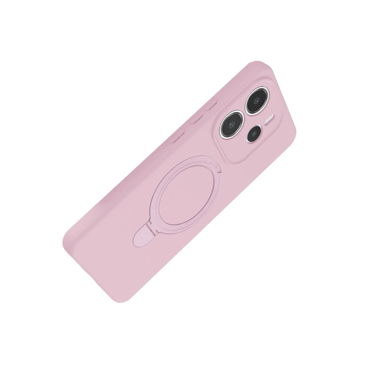 Xiaomi Redmi Note 14 4G Regal Magsafe Standlı Kapak - Açık Pembe