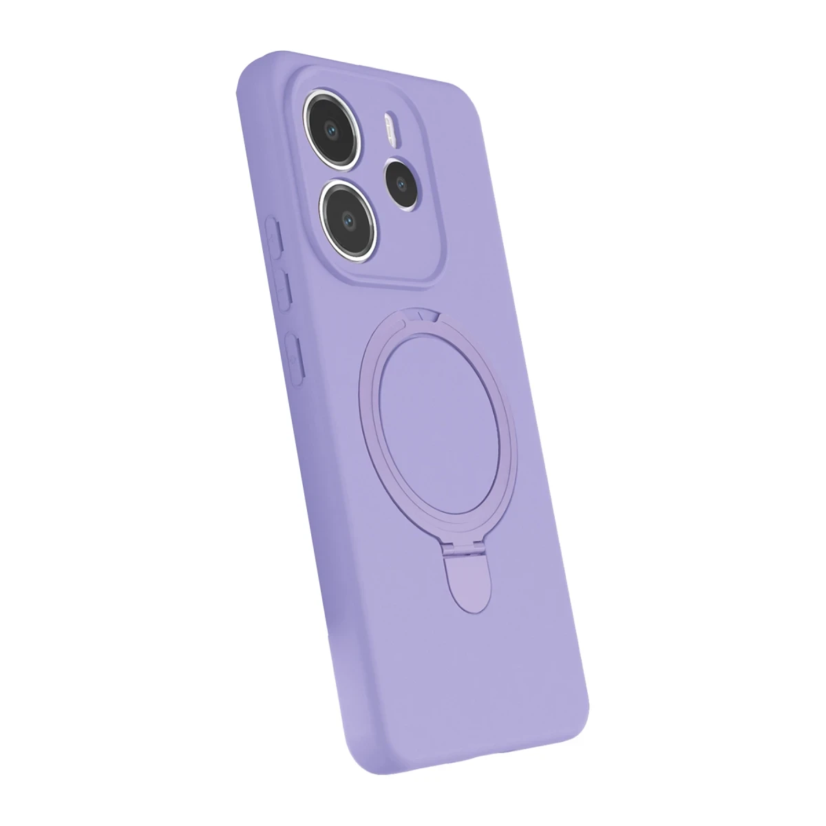 Xiaomi Redmi Note 14 4G Regal Magsafe Standlı Kapak - Lila
