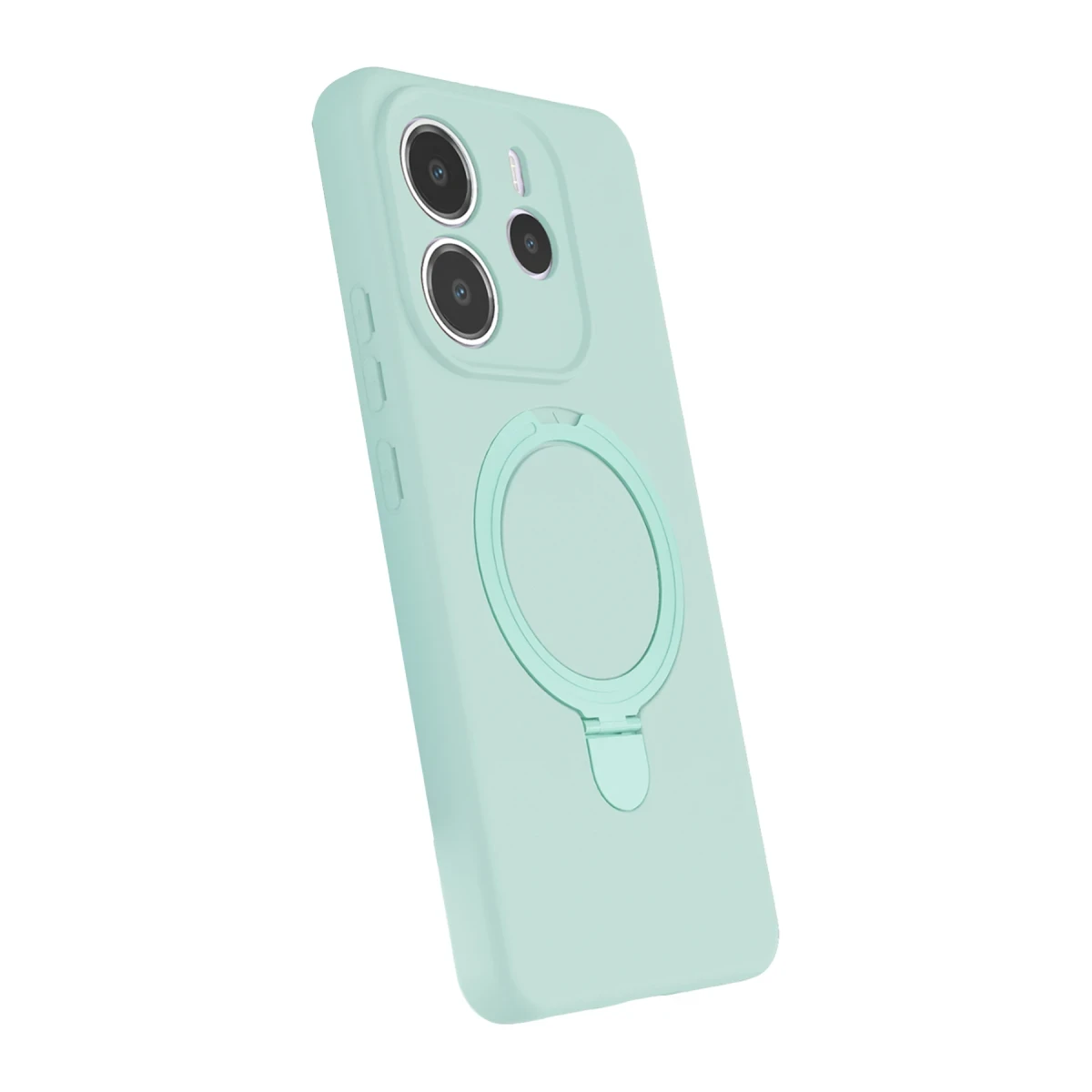 Xiaomi Redmi Note 14 4G Regal Magsafe Standlı Kapak - Su Yeşili