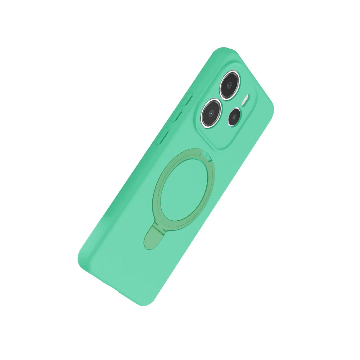 Xiaomi Redmi Note 14 4G Regal Magsafe Standlı Kapak - Yeşil