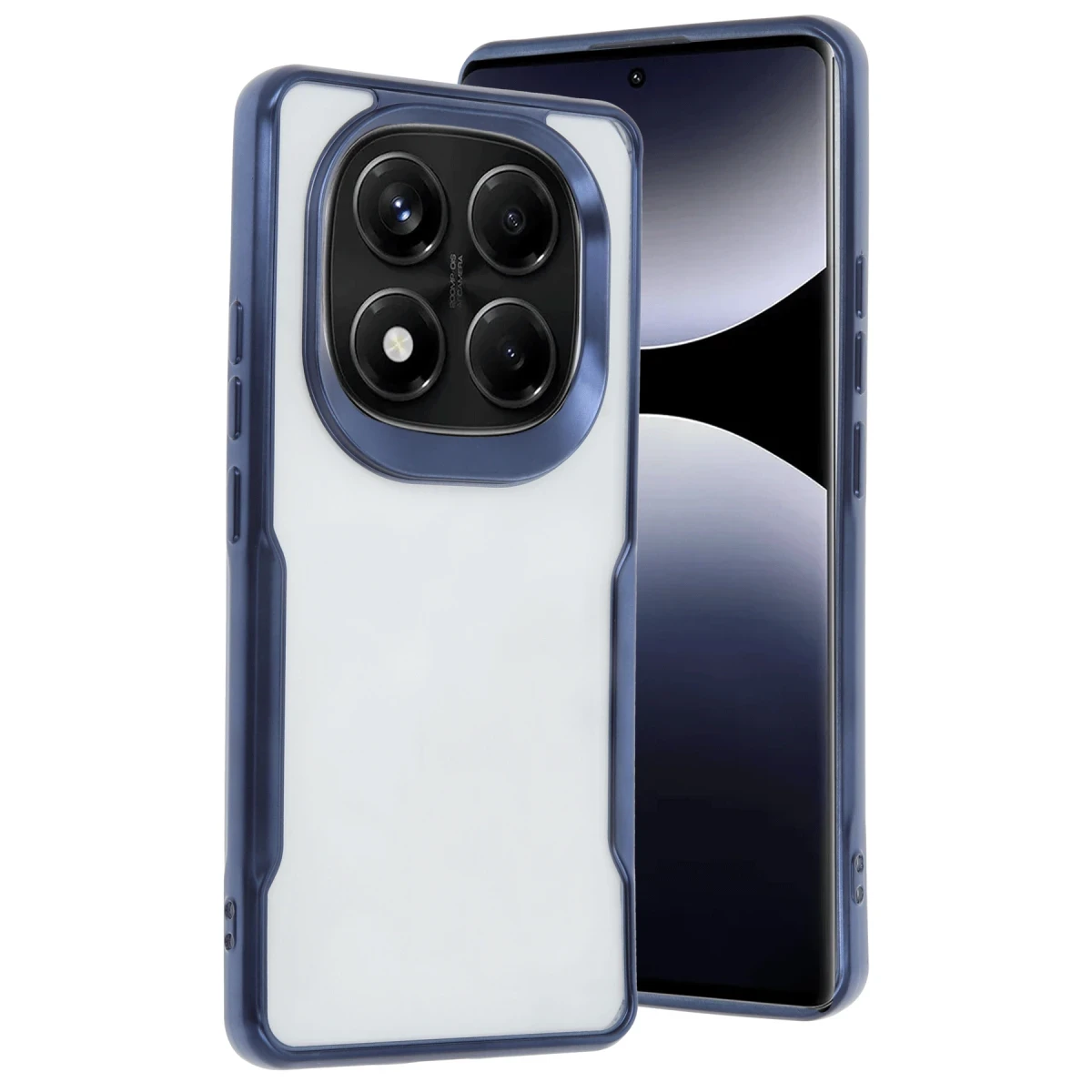 Xiaomi Redmi Note 14 Pro 4G Kılıf Boyi Silikon Kapak - Lacivert