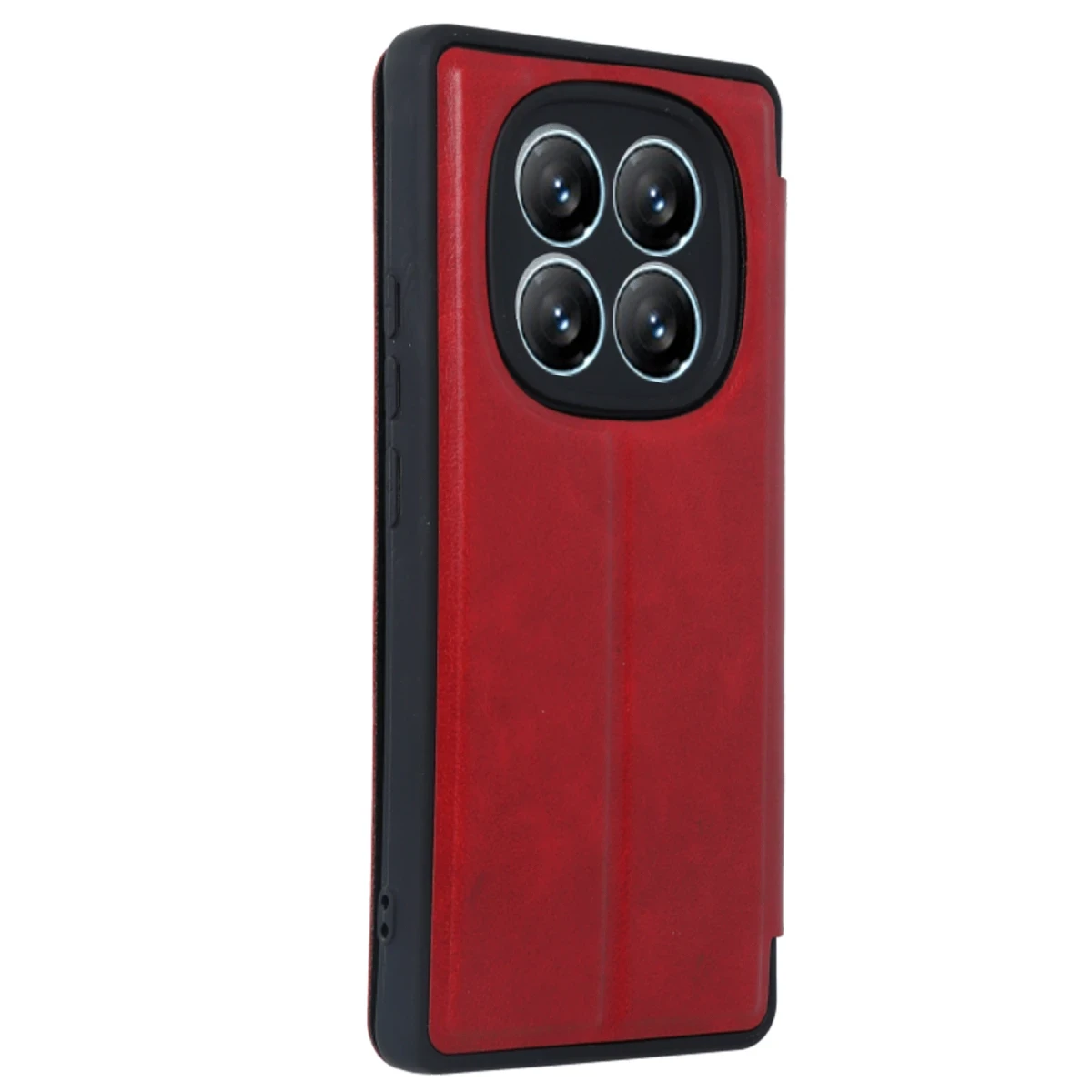 Xiaomi Redmi Note 14 Pro 4G Kılıf Flip Cover - Kırmızı