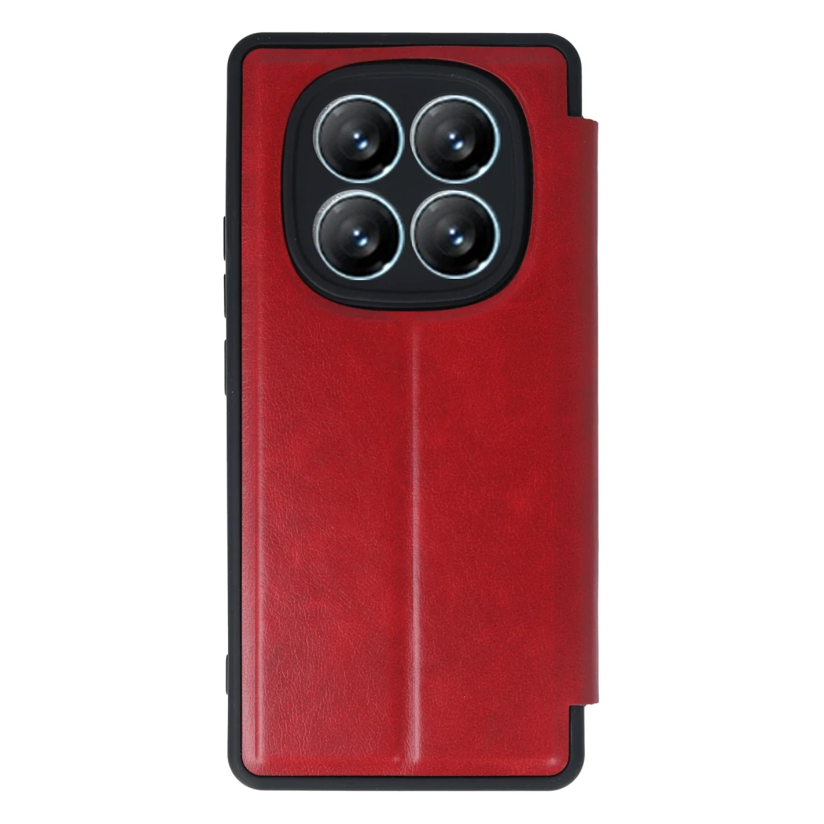 Xiaomi Redmi Note 14 Pro 4G Kılıf Flip Cover - Kırmızı