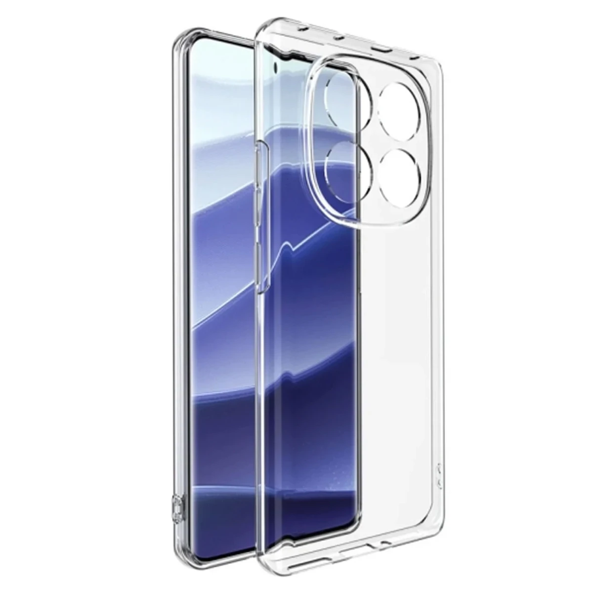 Xiaomi Redmi Note 14 Pro 4G Kılıf Lüx Şeffaf Silikon