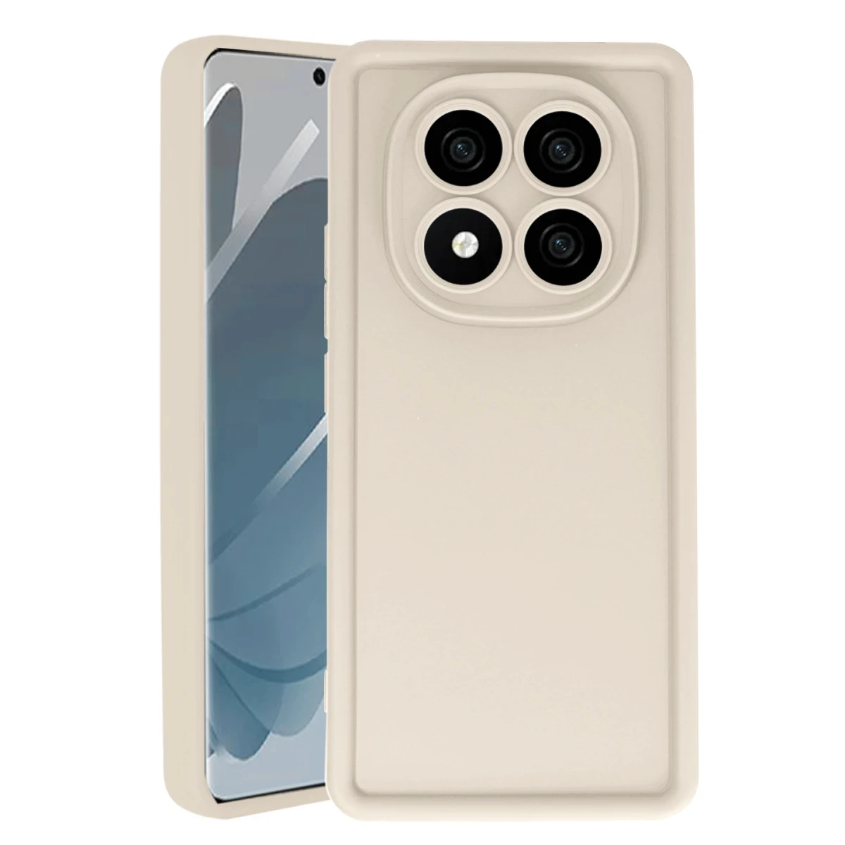 Xiaomi Redmi Note 14 Pro 4G Kılıf Viera Silikon - Krem