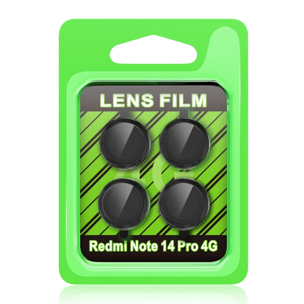 Xiaomi Redmi Note 14 Pro 4G Raze Metal Kamera Lens - Siyah