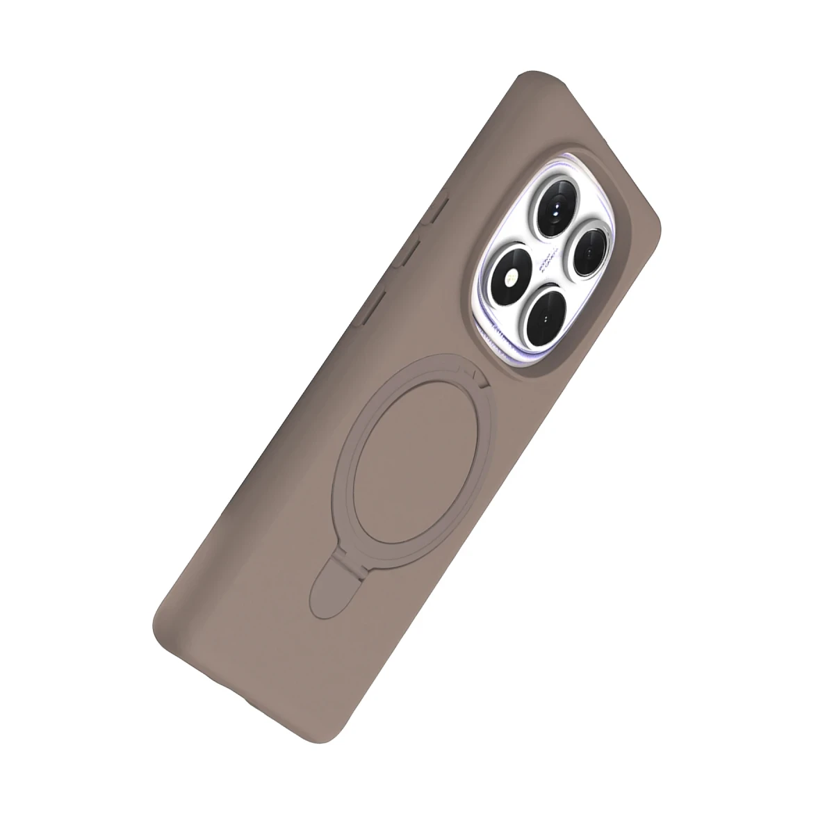 Xiaomi Redmi Note 14 Pro 4G Regal Magsafe Standlı Kapak - Çöl Titanyum