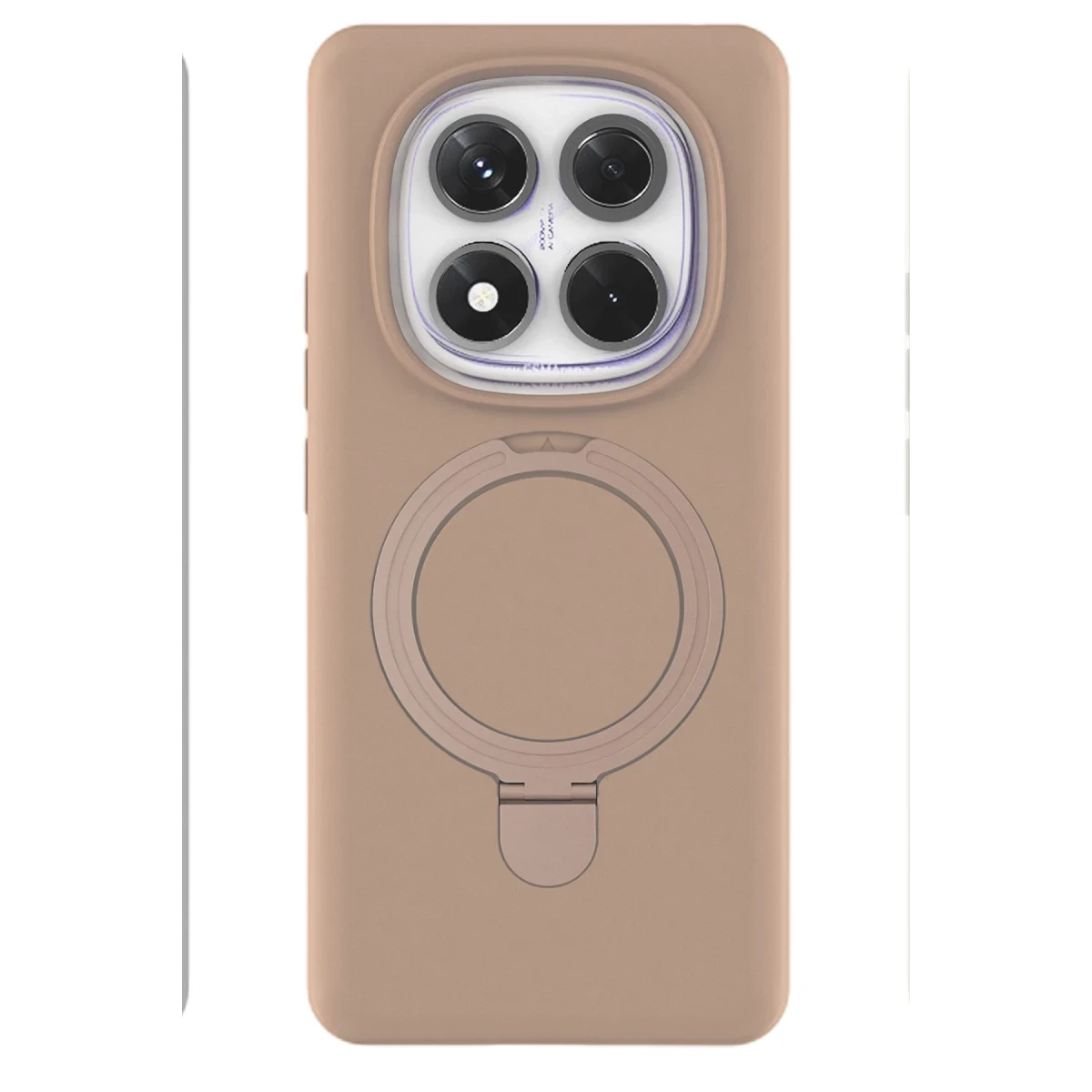 Xiaomi Redmi Note 14 Pro 4G Regal Magsafe Standlı Kapak - Çöl Titanyum