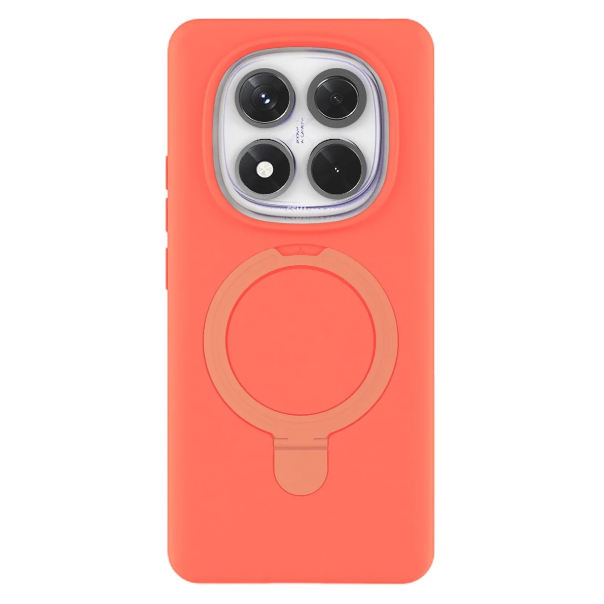 Xiaomi Redmi Note 14 Pro 4G Regal Magsafe Standlı Kapak - Turuncu