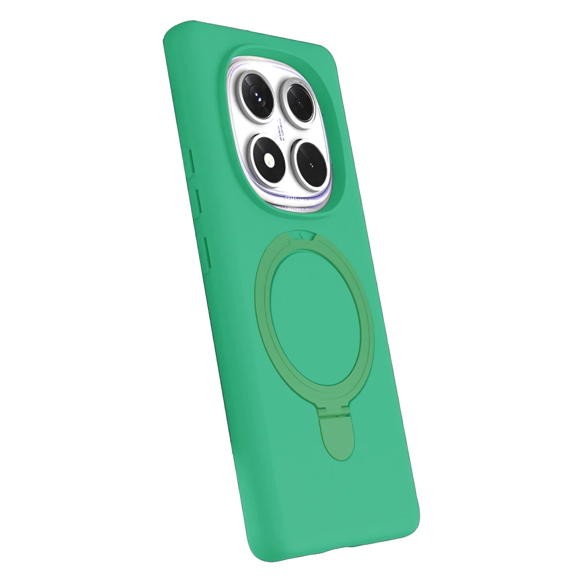 Xiaomi Redmi Note 14 Pro 4G Regal Magsafe Standlı Kapak - Yeşil