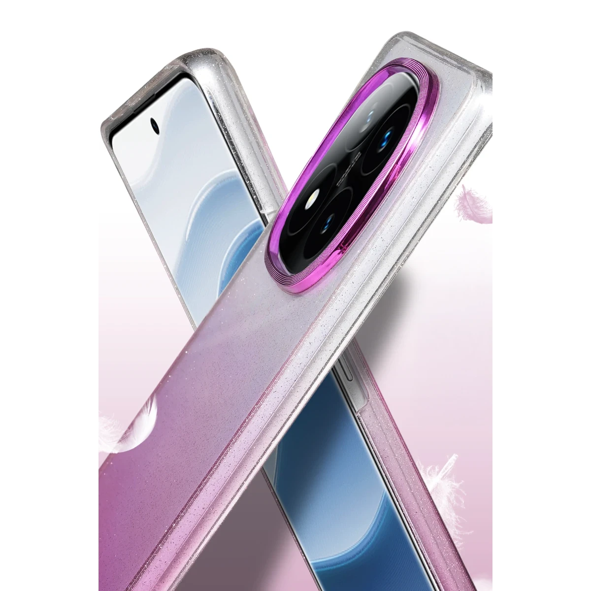 Xiaomi Redmi Note 14 Pro 5G Glossy Kapak - Siyah