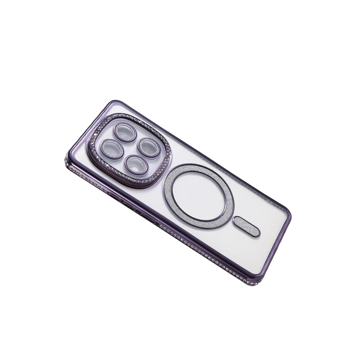 Xiaomi Redmi Note 14 Pro 5G Joke Simli Magneticsafe Kılıf - Derin Mor