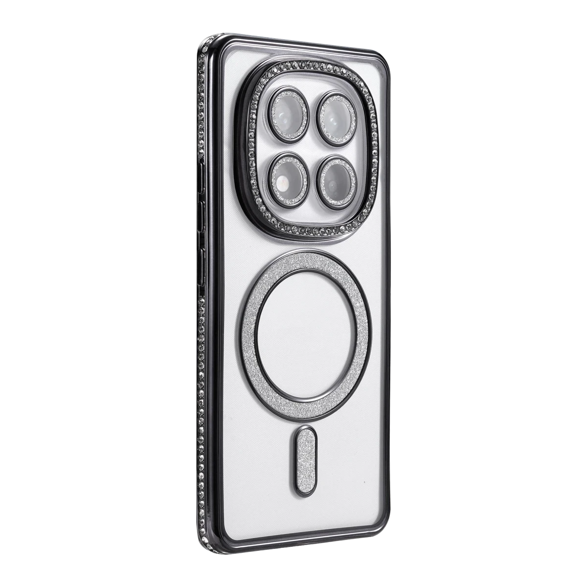 Xiaomi Redmi Note 14 Pro 5G Joke Simli Magneticsafe Kılıf - Siyah
