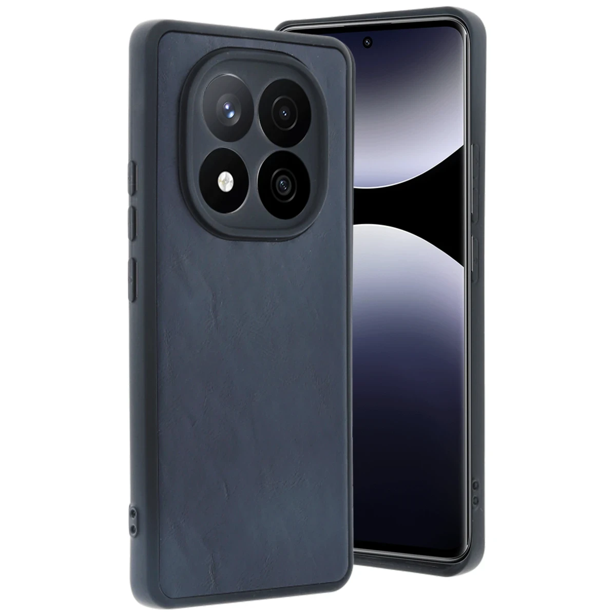 Xiaomi Redmi Note 14 Pro 5G Kılıf Aras Deri Kapak - Lacivert
