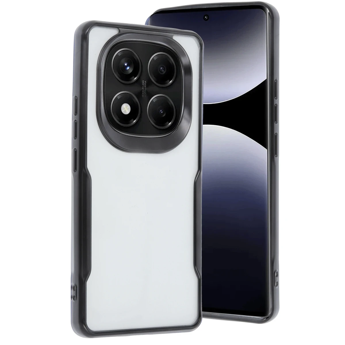Xiaomi Redmi Note 14 Pro 5G Kılıf Boyi Silikon Kapak - Siyah