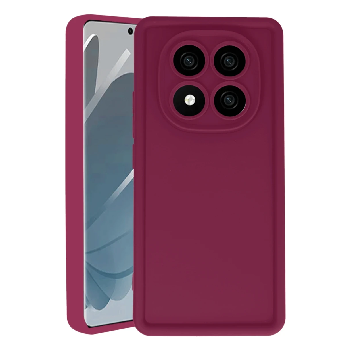 Xiaomi Redmi Note 14 Pro 5G Kılıf Viera Silikon - Bordo