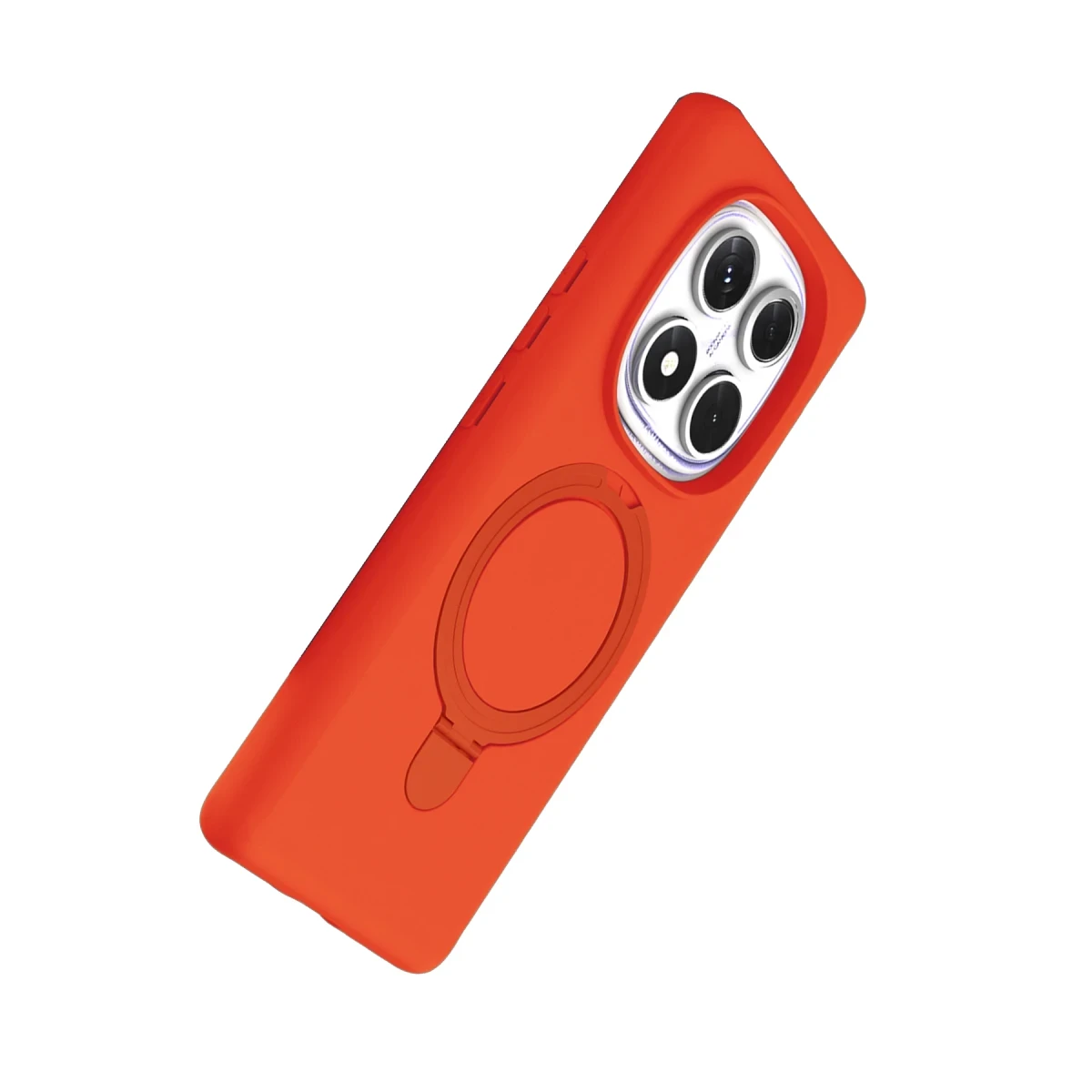 Xiaomi Redmi Note 14 Pro 5G Regal Magsafe Standlı Kapak - Turuncu