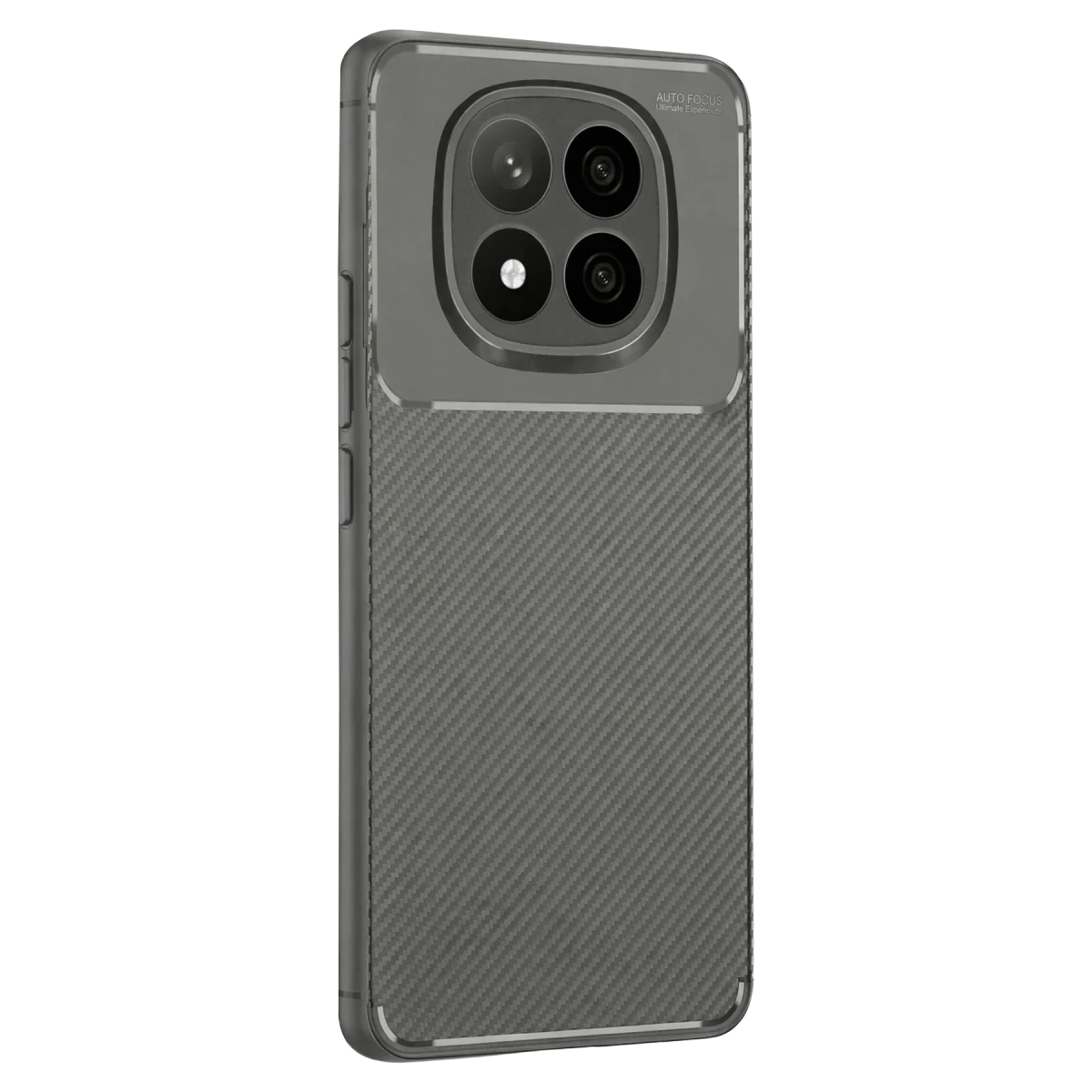 Xiaomi Redmi Note 14 Pro Plus Kılıf Auto Focus Karbon Kapak - Gri