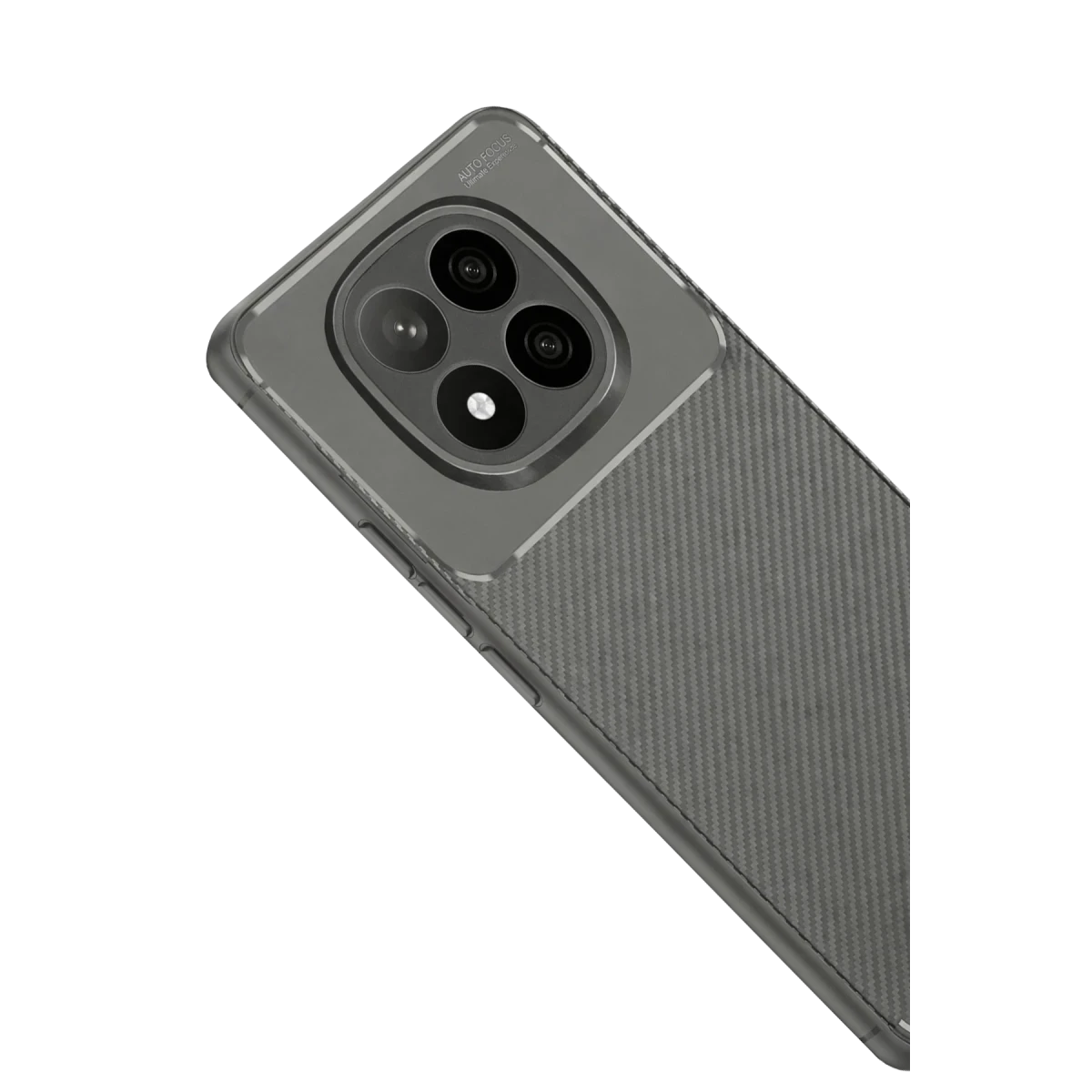 Xiaomi Redmi Note 14 Pro Plus Kılıf Auto Focus Karbon Kapak - Gri