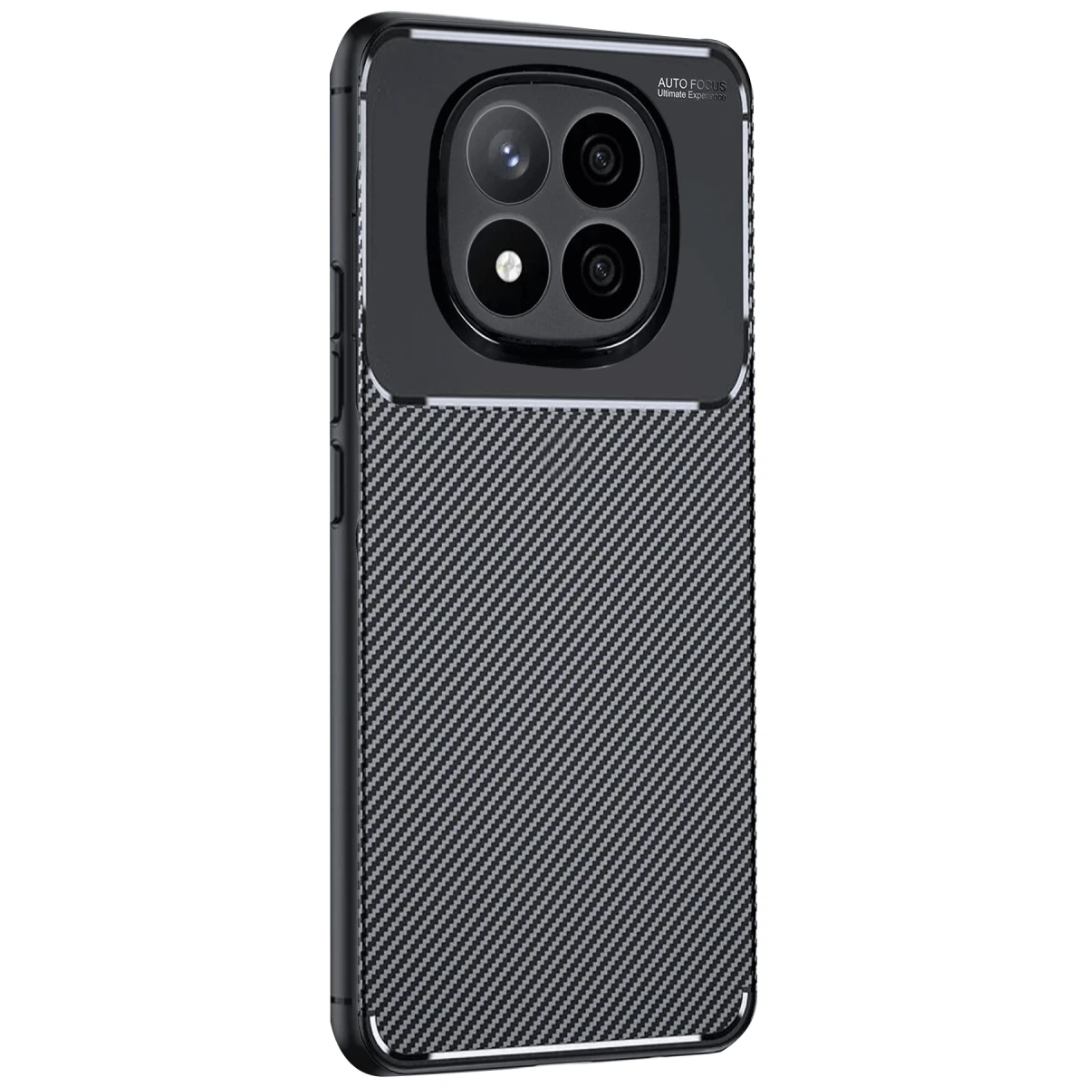 Xiaomi Redmi Note 14 Pro Plus Kılıf Auto Focus Karbon Kapak - Siyah