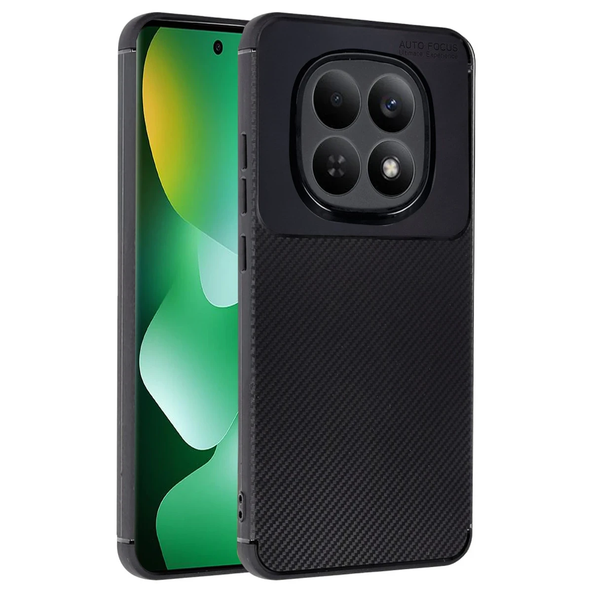 Xiaomi Redmi Note 15 4G Auto Focus Karbon Kapak - Siyah