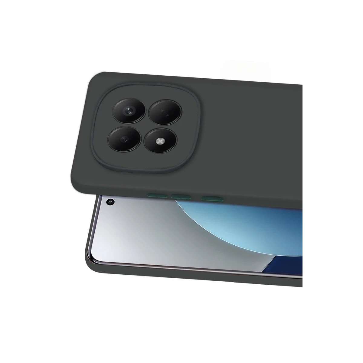 Xiaomi Redmi Note 15 4G First Silikon - Koyu Yeşil