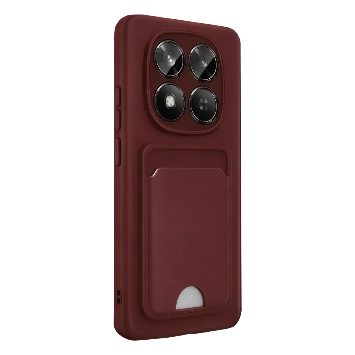 Xiaomi Redmi Note 15 4G Kelvin Kartvizitli Silikon - Bordo
