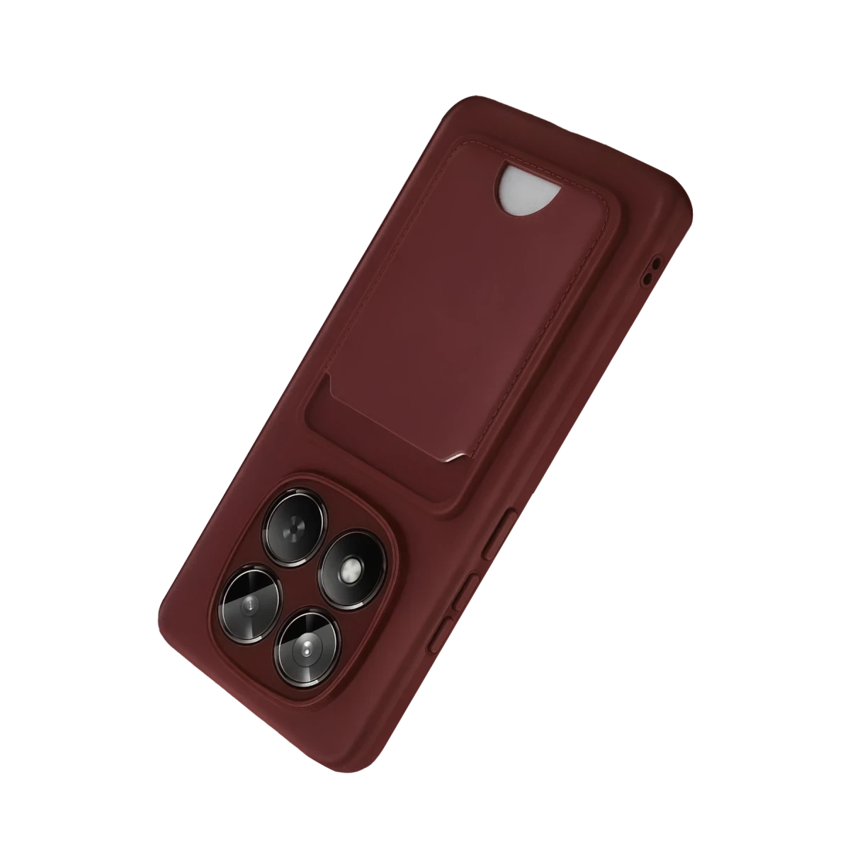 Xiaomi Redmi Note 15 4G Kelvin Kartvizitli Silikon - Bordo