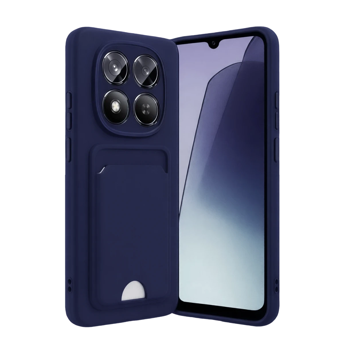 Xiaomi Redmi Note 15 4G Kelvin Kartvizitli Silikon - Lacivert