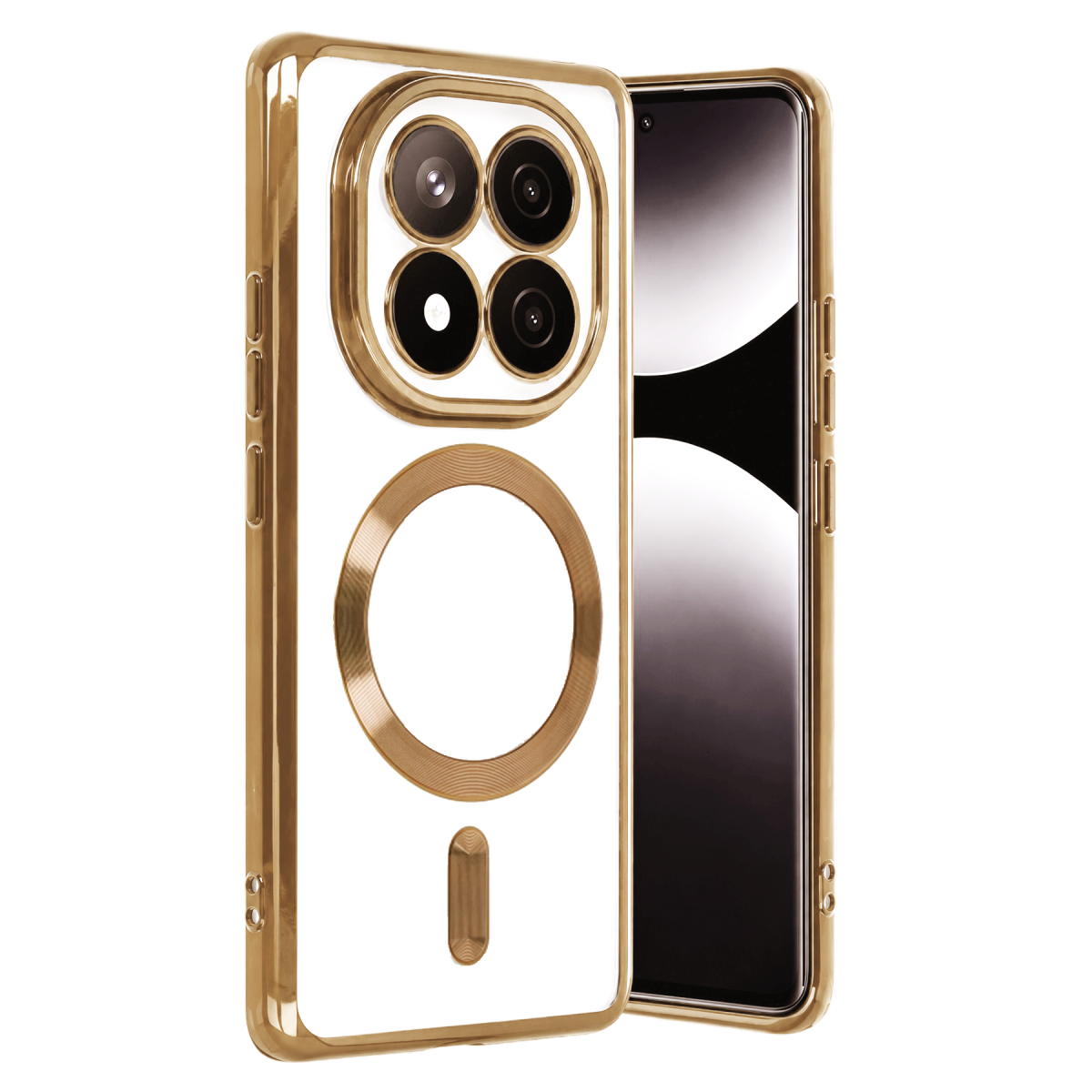 Xiaomi Redmi Note 15 4G Kross Magneticsafe Kapak - Gold