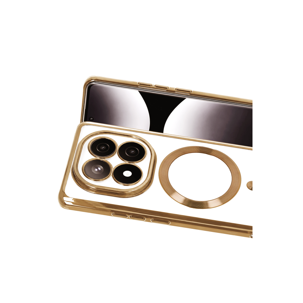Xiaomi Redmi Note 15 4G Kross Magneticsafe Kapak - Gold