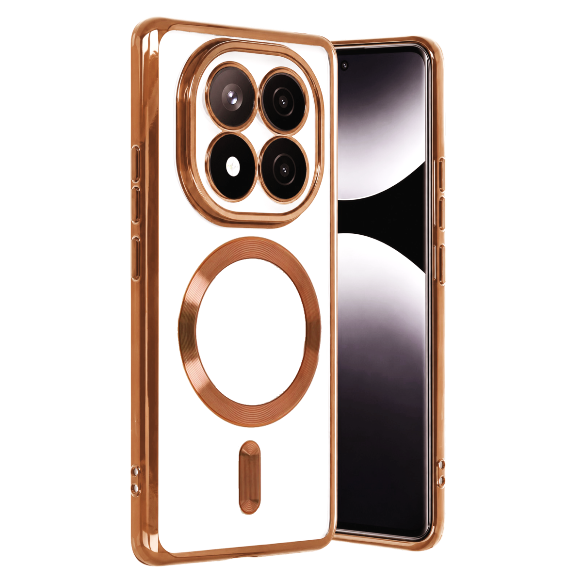 Xiaomi Redmi Note 15 4G Kross Magneticsafe Kapak - Turuncu