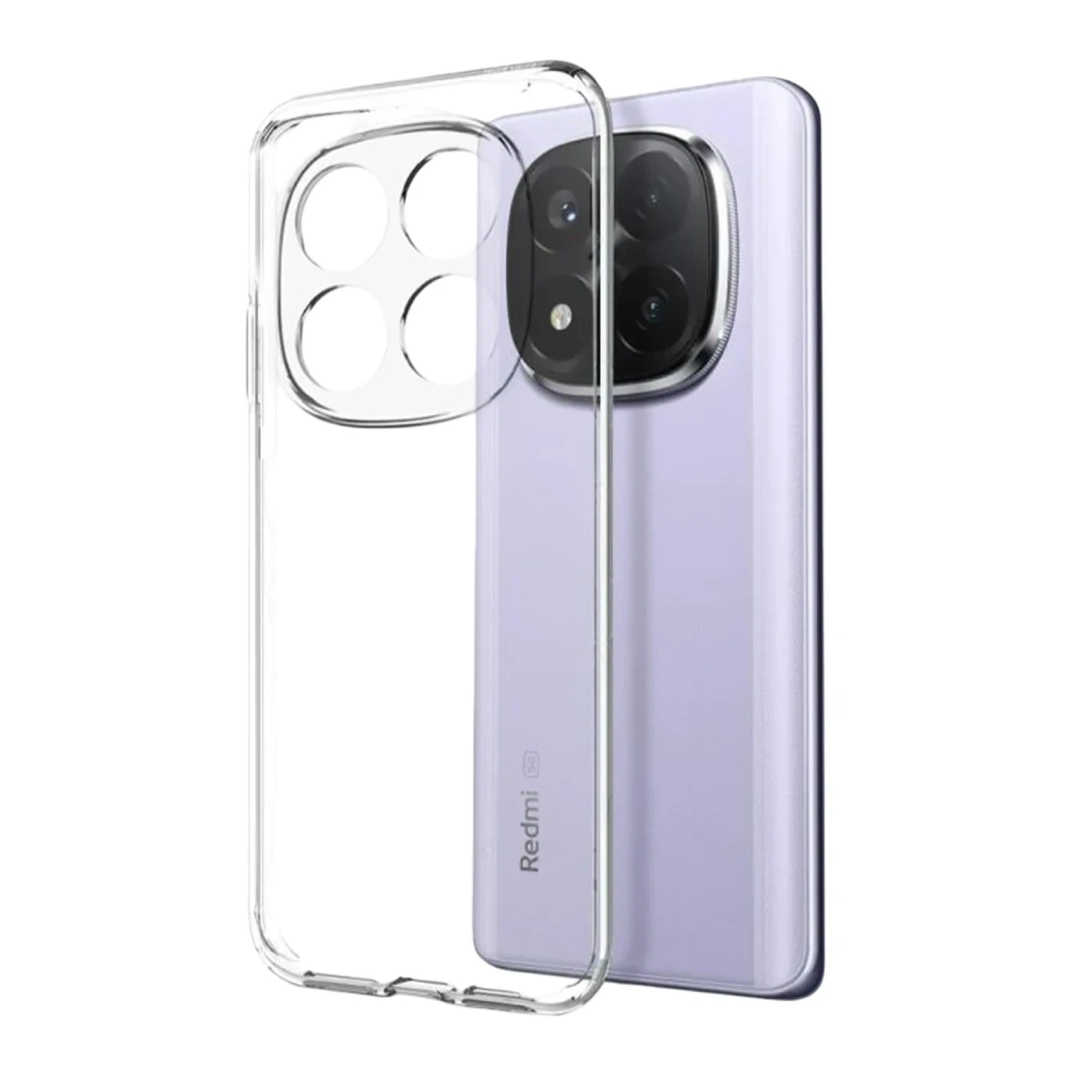 Xiaomi Redmi Note 15 4G Lüx Şeffaf Silikon - Şeffaf