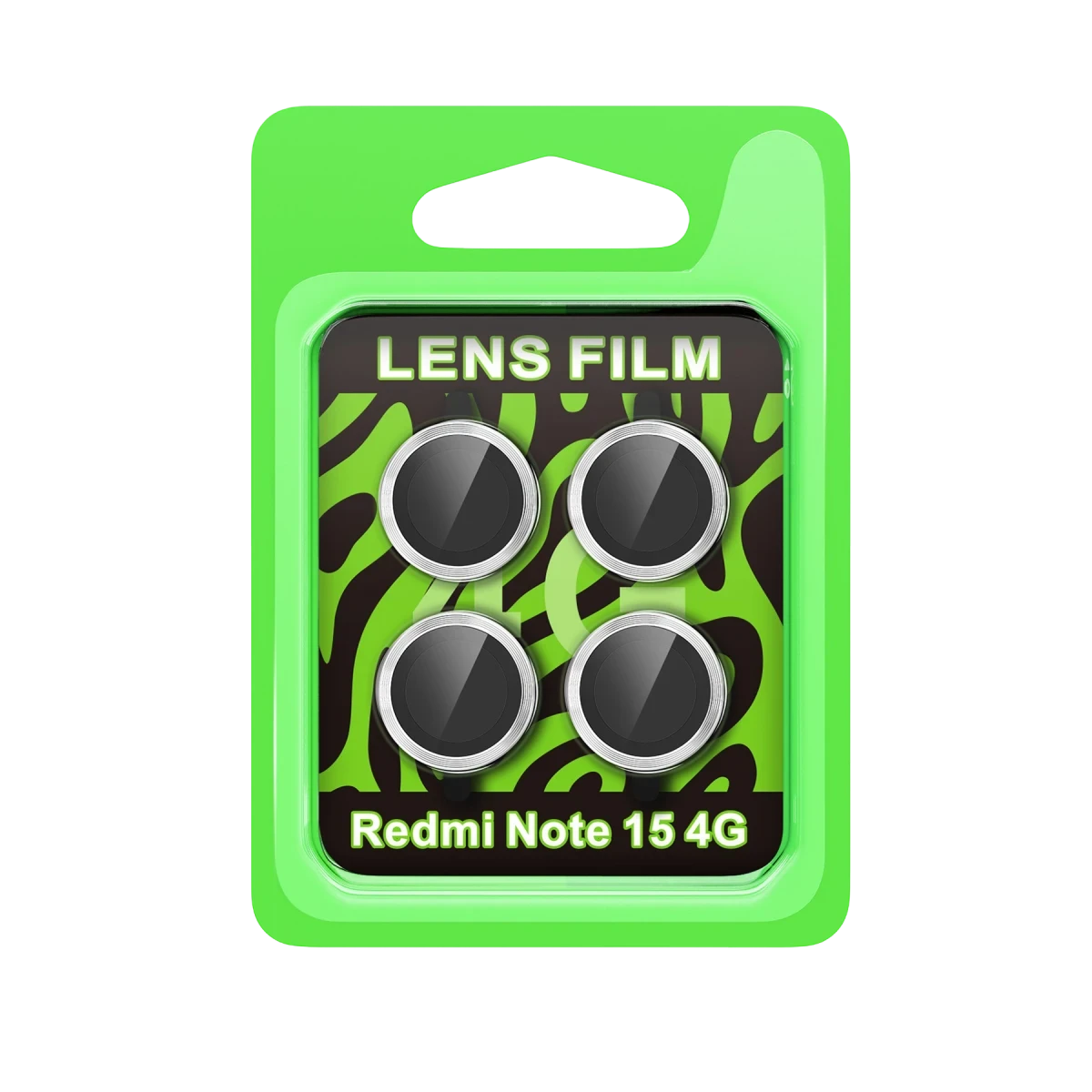 Xiaomi Redmi Note 15 4G Raze Metal Kamera Lens - Gümüş