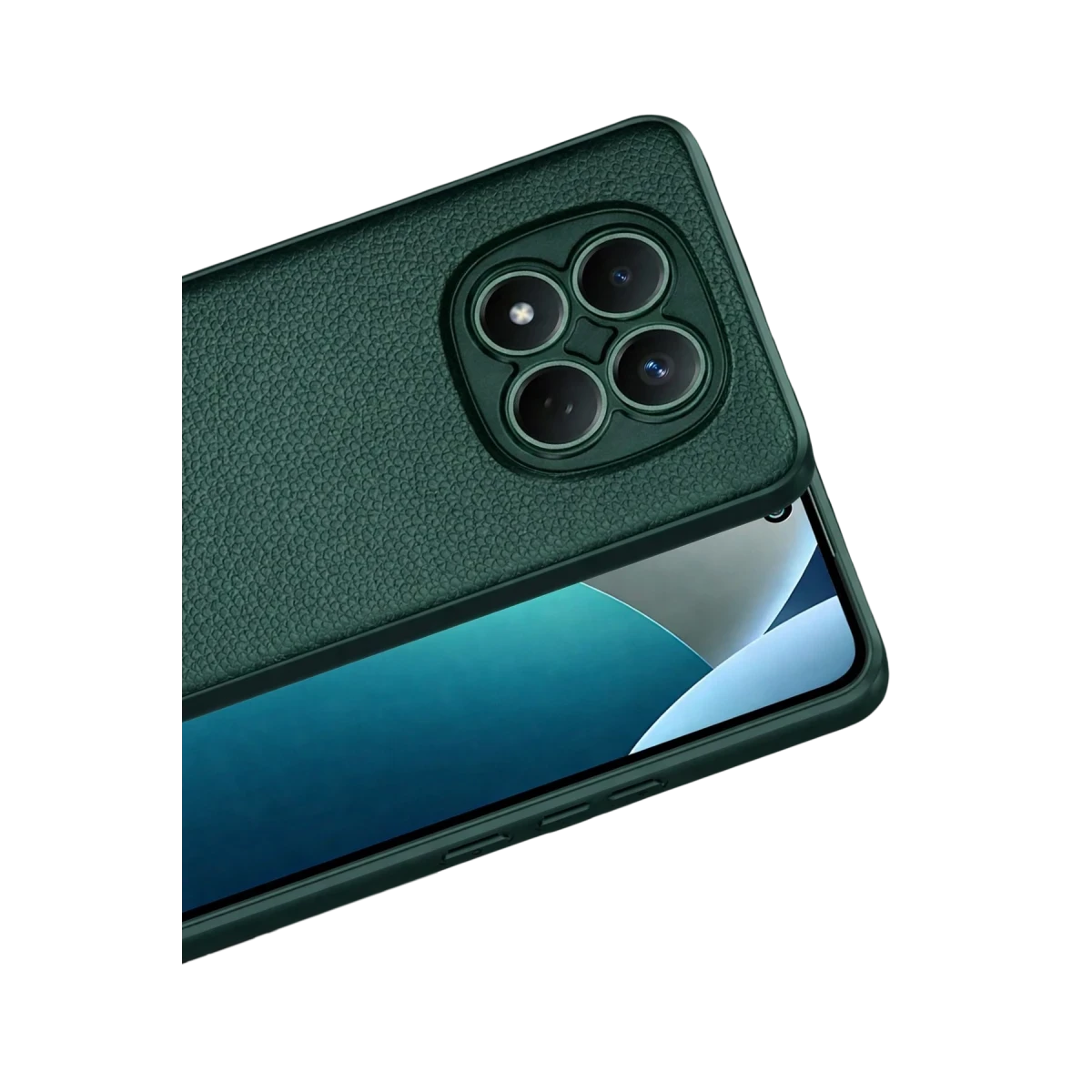Xiaomi Redmi Note 15 4G Thermax Silikon Kılıf - Koyu Yeşil