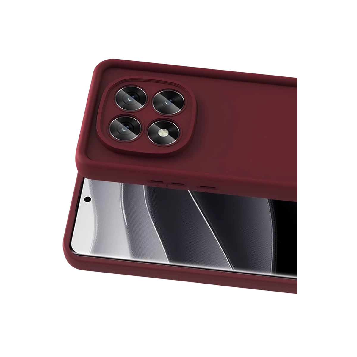 Xiaomi Redmi Note 15 4G Viera Silikon - Bordo