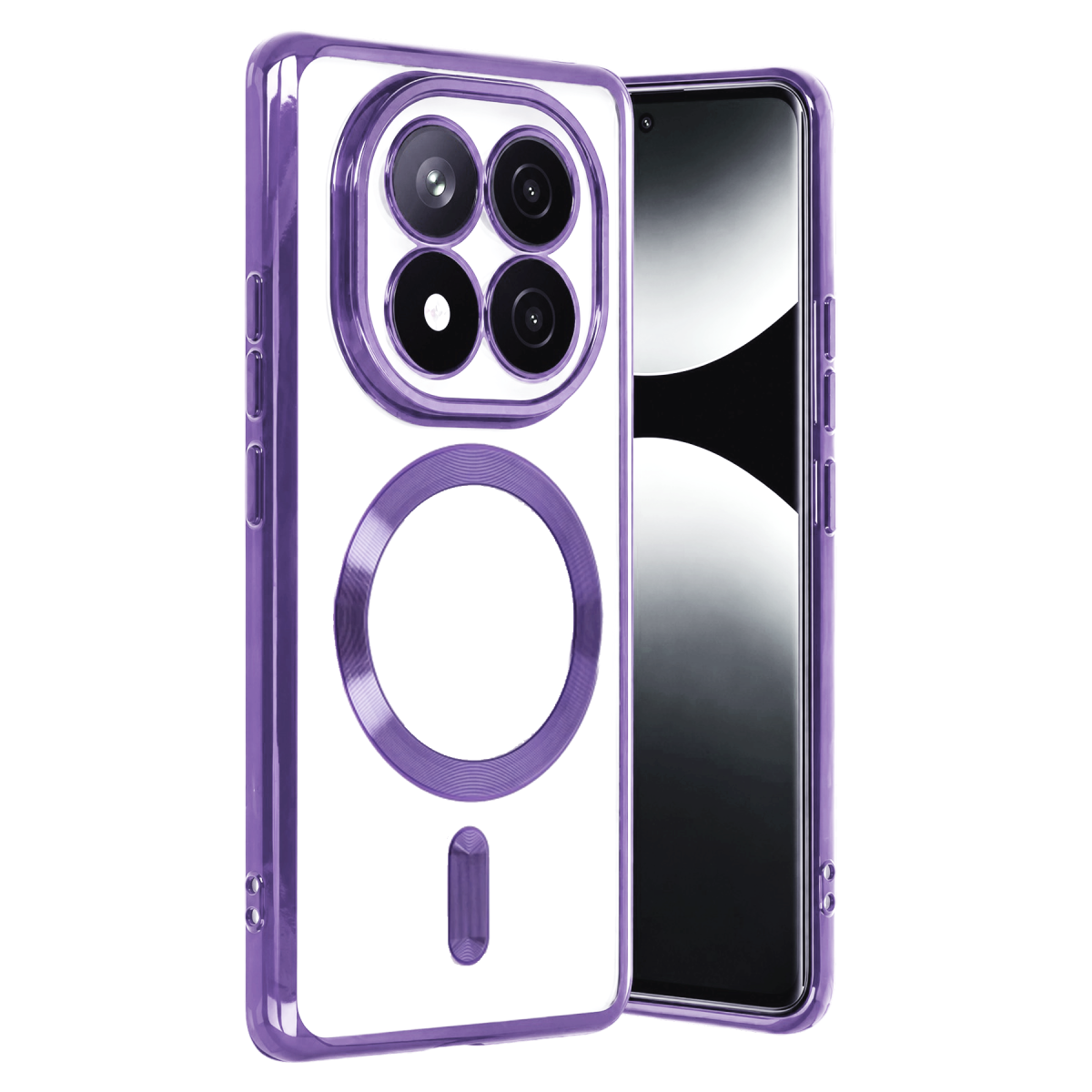 Xiaomi Redmi Note 15 Pro 4G Kross Magneticsafe Kapak - Mor