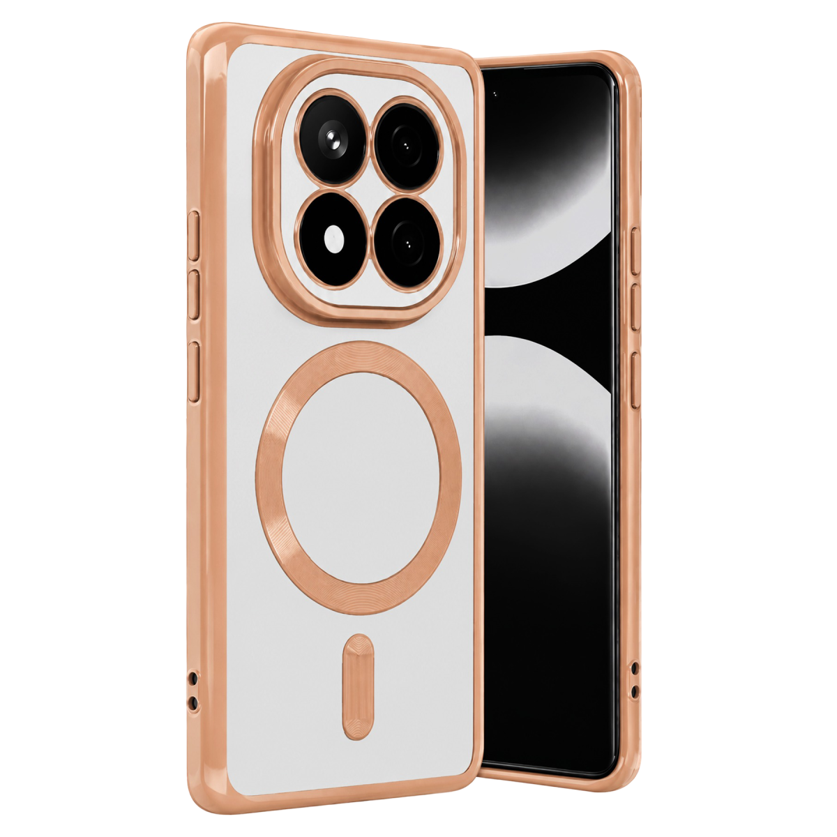 Xiaomi Redmi Note 15 Pro 5G Kross Magneticsafe Kapak - Rose